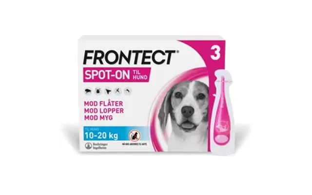 Frontect On Til Hunde, 10-20 Kg - 3 Pipetter