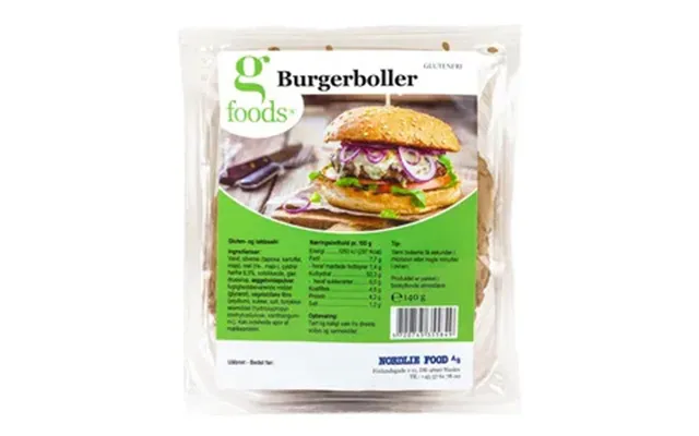 G-foods Burgerboller - 2 Stk