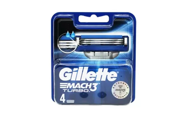 Gillette Mach3 Turbo Barberblade - 4 Stk.