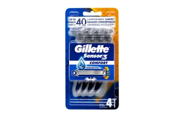 Gillette Sensor3 Engangsskrabere - 4 Stk.