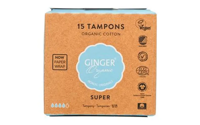 Ginger Organic Tampon Super - 15 Stk.