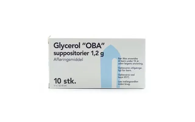 Glycerol 1,2 G Suppositorier - 10 Stk