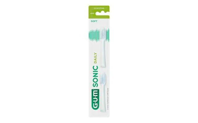 Gum Sonic Daily Børstehoveder Soft Hvid - 2 Stk.
