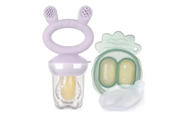 Haakaa Freeze-n-feed Mini Combo - Lavender Feeder Pea Green Tray