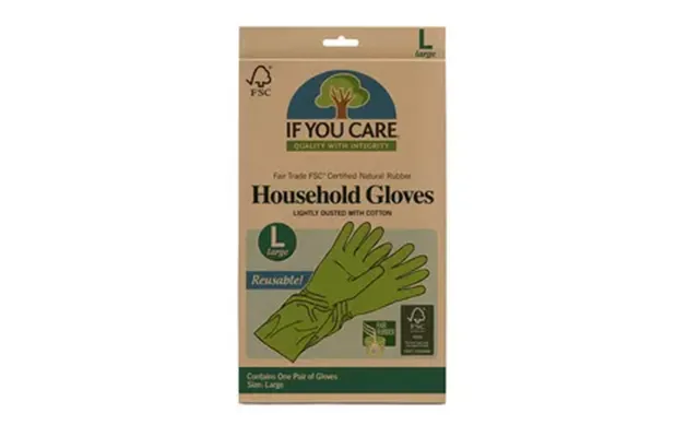 If You Care Latexhandsker Str. L - 1 Pakke