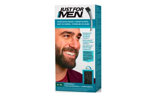 Just For Men Skægfarve Mørkebrun - 1 Stk.