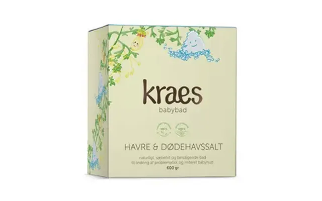Kraes Babybad Med Havre & Dødehavssalt - 600 G
