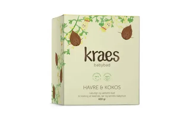 Kraes Babybad Med Havre & Kokos - 600 G