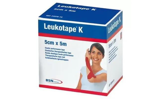 Leukotape K Rød 5cm X 5m