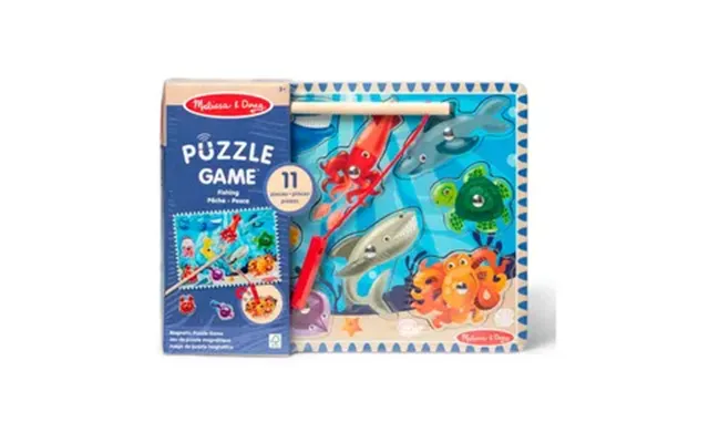 Melissa And Doug Magnetisk Fiskepuslespil - 1 Stk.
