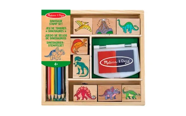 Melissa & Doug Dinosaur Stempelsæt - 1 Stk.
