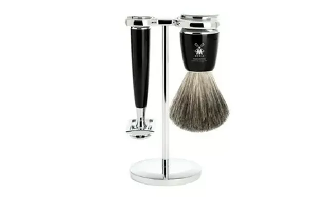 Mühle Barbersæt Med De-skraber - Barberkost Og Holder
