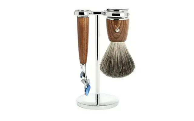 Mühle Barbersæt Med Skraber - Barberkost Og Holder