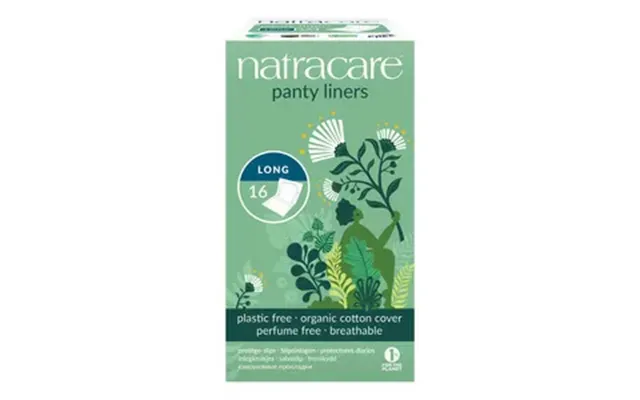 Natracare Trusseindlæg, Panty, Liner Long - 16 Stk.