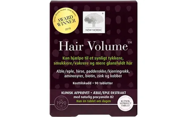 New Nordic Hair Volume - 90 Tabl.