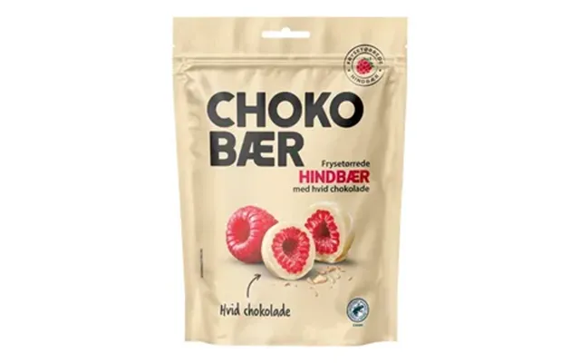 Nordthy Chokobær Hindbær Hvid Chokolade - 80 G.