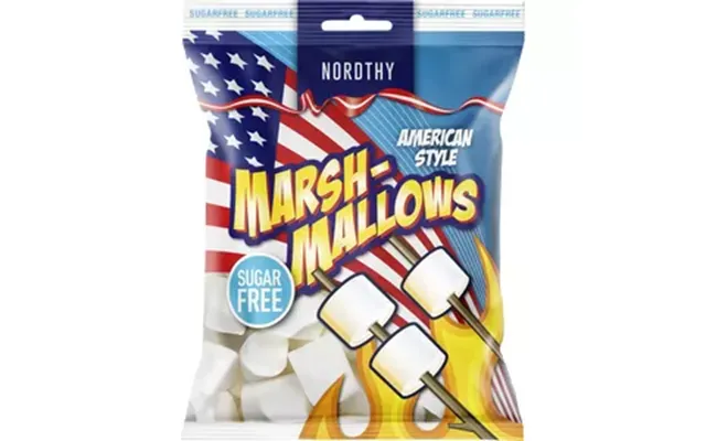 Nordthy Sukkerfri Marshmallows - 100 G