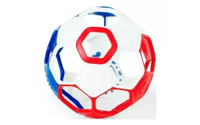 Oball Fodbold Rød Hvid Blå - 1 Stk.