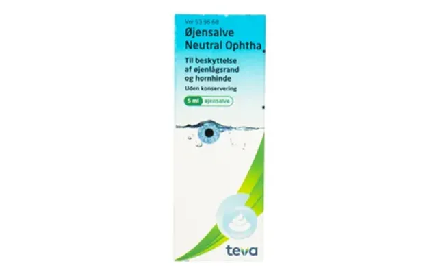 Øjensalve Neutral Ophtha - 5 Ml.