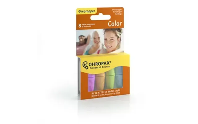 Ohropax Farvet Ørepropper - 4 Par.