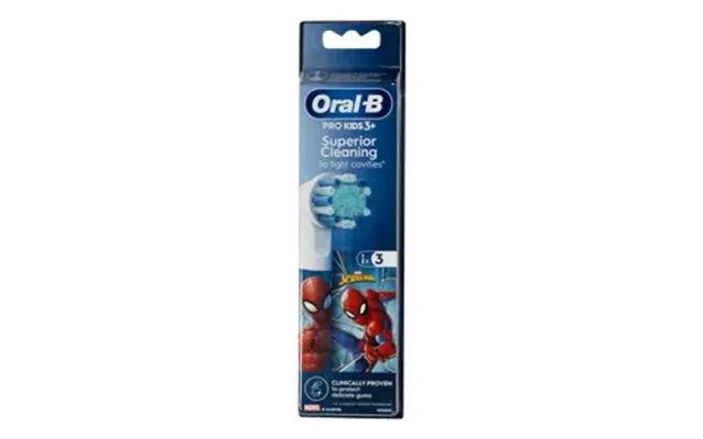 Oral-b Pro Kids 3 Spiderman Børstehoveder - 3 Stk.