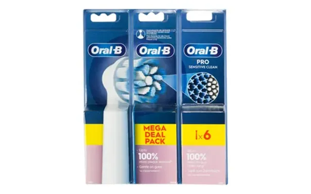 Oral-b Sensitive Clean Børstehoveder - 6 Stk.