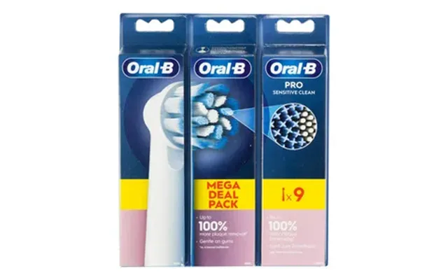 Oral-b Sensitive Clean Børstehoveder - 9 Stk.