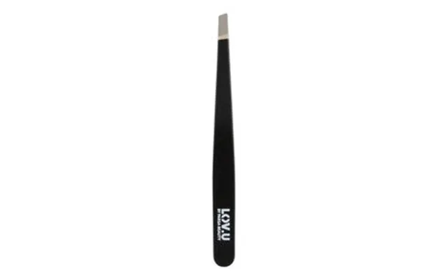 Parsa Beauty Lov.u Pincet Med Skrå Gribeflader Sort - 1 Stk.