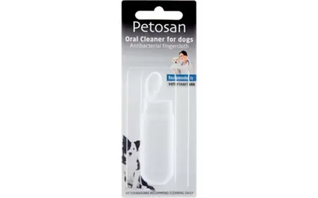 Petosan Fingertandbørste I Microfiber Til Hund Og Kat