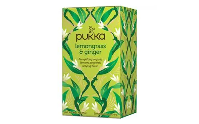Pukka Lemongrass & Ginger Te Ø - 20 Breve