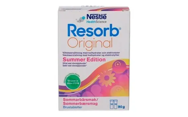 Resorb Original Sommerbær - 2 X 10 Brusetabl.