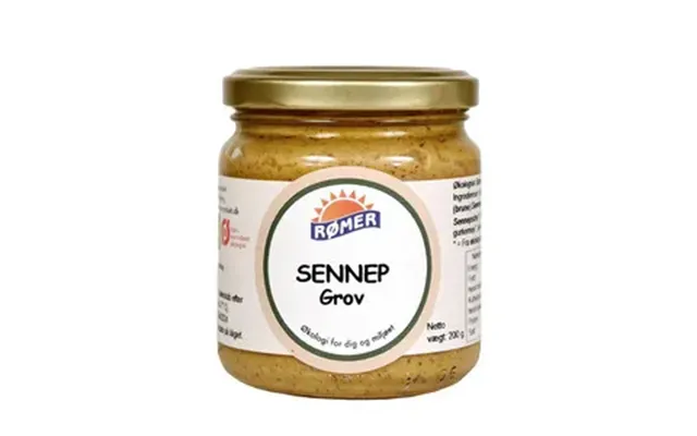 Rømer Natur Produkt Grov Sennep Ø - 200 G.