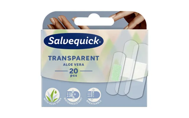 Salvequick Transparent Aloe Vera Plaster - 20 Stk.
