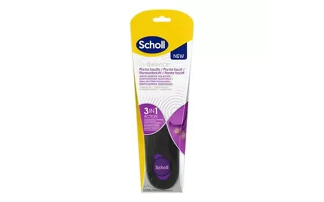 Scholl Med Insoles Plantar Fasciitis Large - 1 Par
