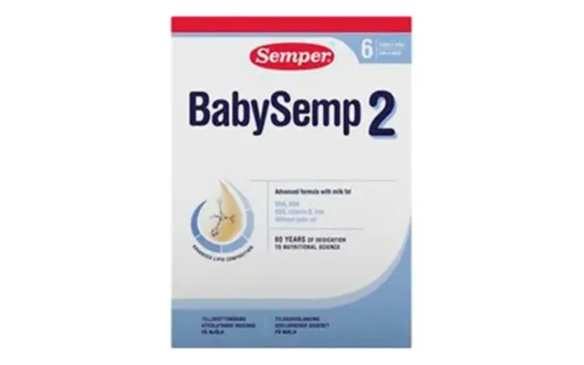 Semper Babysemp 2 Tilskudsblanding 6 Mdr - 800 Gr