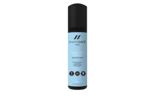 Shavesafe Man Shaving Foam Sensitiv Skin - 200 Ml.