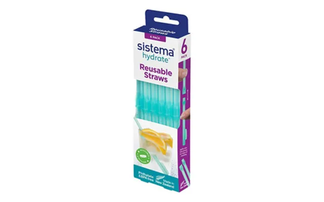 Sistema Reusable Straws 6 Pack - 1 Pakke
