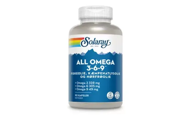 Solaray All Omega 3-6-9 - 90 Kaps.