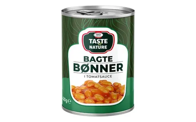 Taste Of Nature Bagte Bønner I Tomatsauce - 420 G.