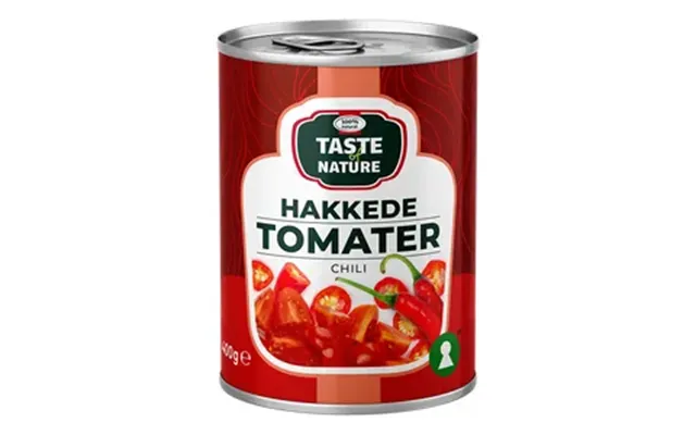 Taste Of Nature Hakkede Tomater Med Chili - 400 G.