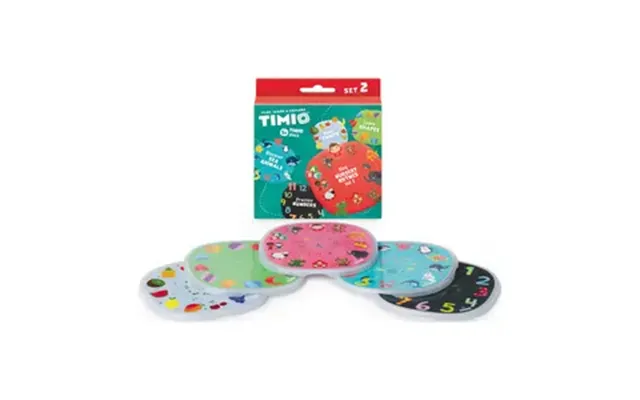 Timio Disc Sæt 2 - Tal, Børnesange, Havdyr, Former Og Frugter