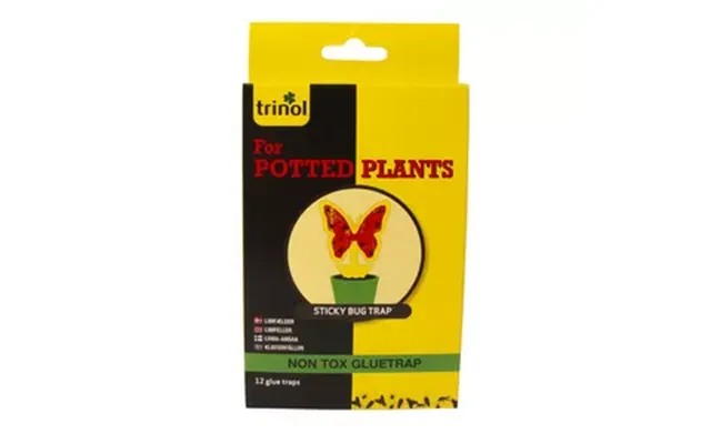 Trinol Sticky Bug Trap Til Potteplanter - 12 Stk.