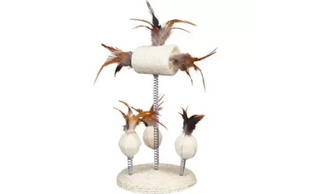 Trixie Kattelegetøj M. Fjeder På Fod - 30 Cm
