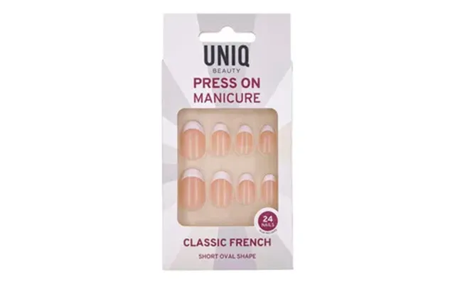Uniq Press-on Negle Med Lim - Classic French