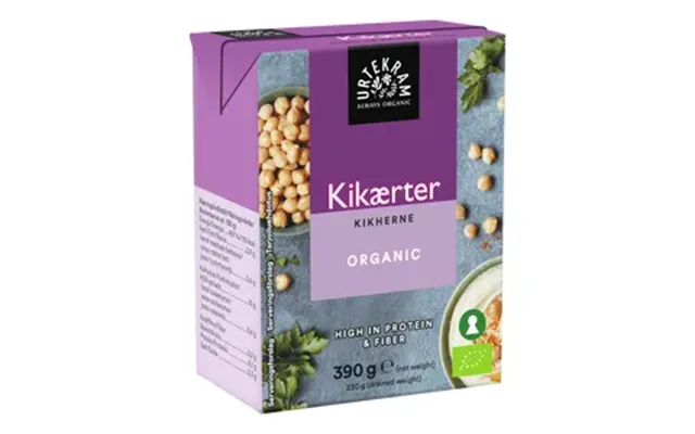 Urtekram Food Kikærter Tetra Ø - 390 G.