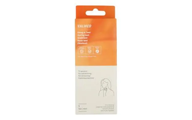 Valmed Strep A Test Halsbetændelse - 1 Stk.