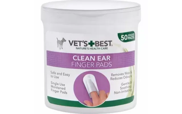 Vets Best Clean Fingertut Til Ørepleje - 50 Stk
