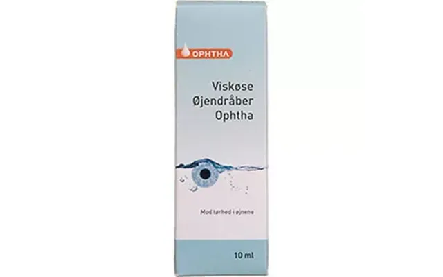 Viskøse Øjendråber Ophtha - 10 Ml.