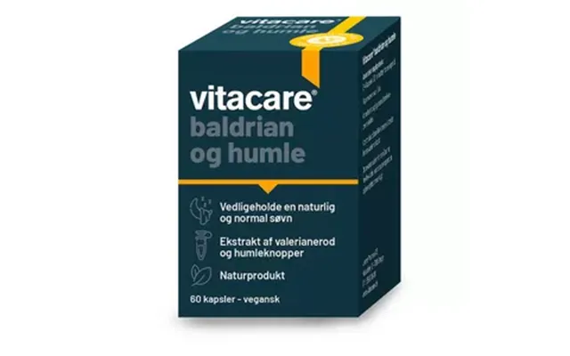 Vitacare Baldrian Og Humle - 60 Kaps.