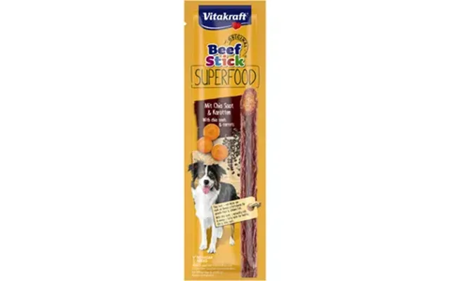 Vitakraft Beef-stick, Gulerod Og Chiafrø - 1 Stk.